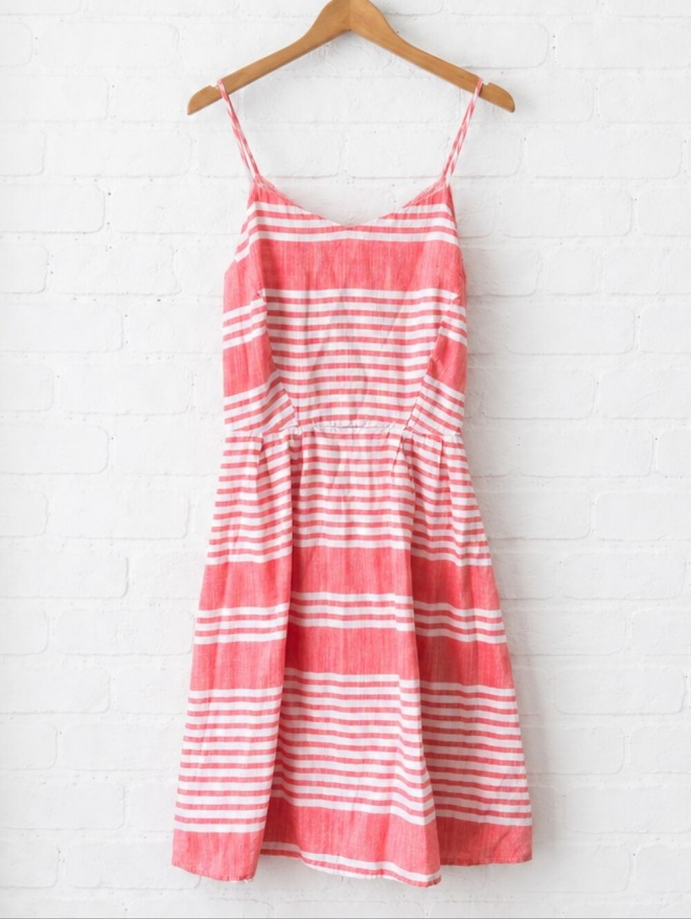 Old Navy Coral and White Striped Sundress Size XS